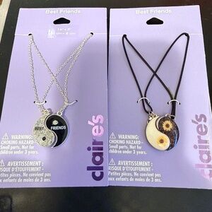 Bestfriends yin yang necklaces (2 sets)